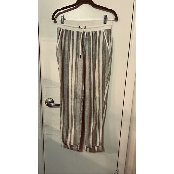 Athleta Linen Bali Pants Womens Size 2 - Picture 3 of 10